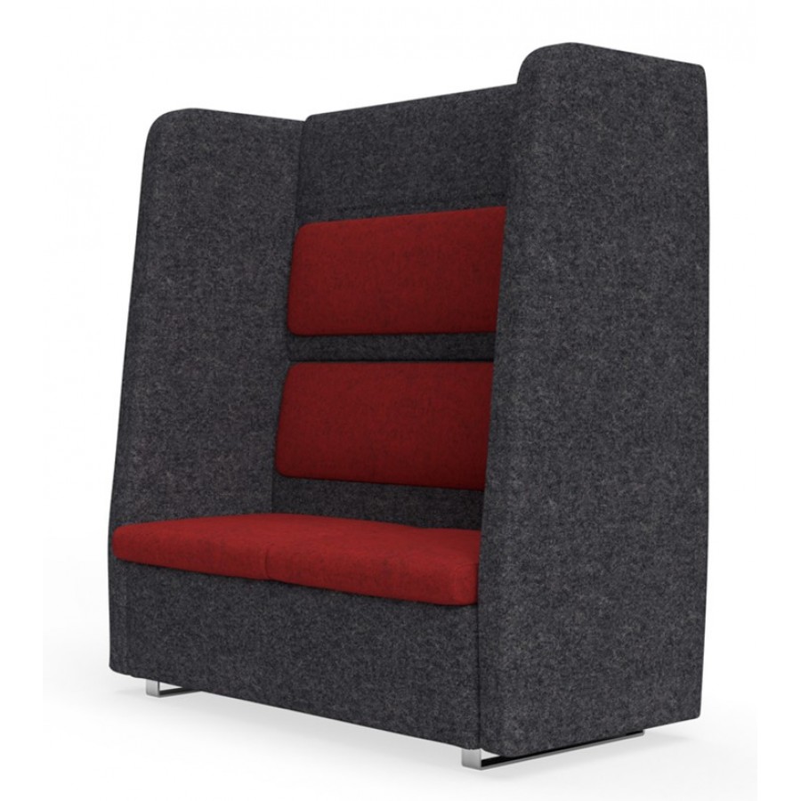 Retreat Upholstered High Back with Arms Sofa Pod